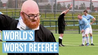 WORLDS WORST REFEREE PRANK  Manchester City April Fools [upl. by Yerffoeg]