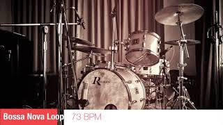 Bossa Nova Drum Loop 73 BPM [upl. by Ardnasela947]