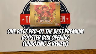 One Piece 2024 PRB01 The Best Premium Booster Box Opening Unboxing amp Review [upl. by Marjorie]