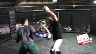 Lyoto Machida highlight video sparring with Glover Teixeira in UFC preparation at Blackhouse MMA [upl. by Cherlyn]