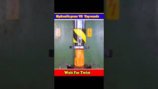 Hydraulic press Vs Tap woods❓ shorts viralshorts [upl. by Jacey473]