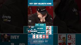 Phil Hellmuth Blows Up against Phil Ivey 😂 poker highstakespoker [upl. by Ratep]