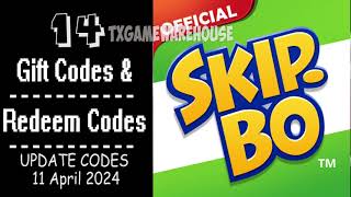 SkipBo  New Redeem Codes 11 April 2024  Gift Codes  How to Redeem Code [upl. by Felton198]