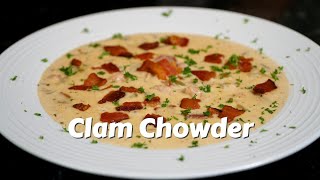 How To Make Clam Chowder  Quick amp Easy Clam Chowder Recipe MrMakeItHappen [upl. by Abshier87]