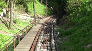 Le Funiculaire à 83 de St Hilaire du Touvet Isère  France [upl. by Ynnaej]