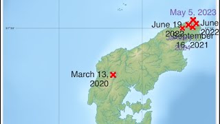 the Ishikawa swarm earthquakes 2020 to 2024 [upl. by Timon]