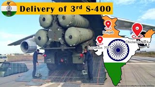 S400 deployed in Punjab amp near Chickens neck  Delivery to commence for 3rd Squadron [upl. by Ahseim]