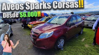 ✨Aveos Sparks Corsas desde 6000 en la feria de AUTOS QUITO Guamaní [upl. by Aihtebat]