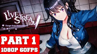 Livestream Escape from Hotel Izanami Gameplay Walkthrough Part 1  No Commentary PC Full Game [upl. by Annaeerb]