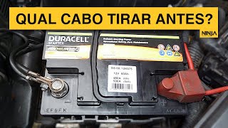 Como Desconectar e Conectar a Bateria do Carro [upl. by Laubin]