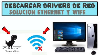 Instalar Drivers de Red WIFI y ETHERNET para Windows 7 8 81 y 10  Sin Internet  3DP NET 💻 [upl. by Hofstetter]