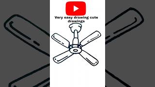 🤣😂😅how to draw fan drawing easy with colour table fan drawing house fan drawing cooler painting fan [upl. by Rednaskela149]