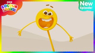 Meet Yellow  FULL EPISODE  S1 E4  Learn Colours  Kids Cartoons  Colourblocks [upl. by Bak248]