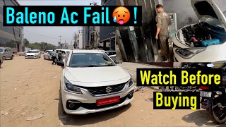 New Baleno का AC Fail  खरीदने से पहले ये देख लेना  Nexa Service Centre 😓  Ac Problem In Maruti [upl. by Shira]