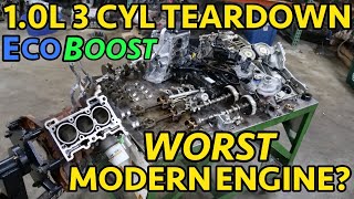 JUNK Ford Ecosport 10L 3Cylinder Ecoboost Teardown LAWSUIT ENGINE [upl. by Aggri]