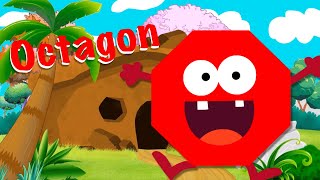 Octagon  Shape Song for Kids  Learn Shapes [upl. by Gaby162]