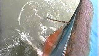 Letting go the Ships Anchor off Cromer Norfolk UK 2004 [upl. by Wendelina]