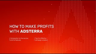 Adsterra Onboarding for Advertisers [upl. by Cir]