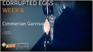 All Corrupted Eggs  Ascendant Challenge quotCimmerian Garrisonquot  Destiny 2 Forsaken [upl. by Oderfodog649]