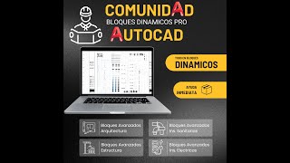 BLOQUES DINAMICOS PRO  AUTOCAD [upl. by Ayatan]