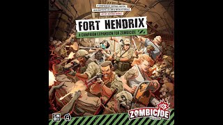 ZOMBICIDE 2nd Edition Fort Hendrix Exapnsion Set Unboxing [upl. by Ianahs]