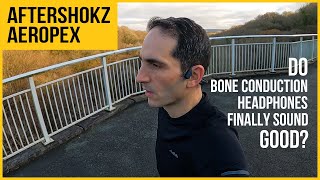 Aftershokz Aeropex review  Best bone conduction headphones  vs Titanium AirPods Pro  Run Cycle [upl. by Selrhc476]