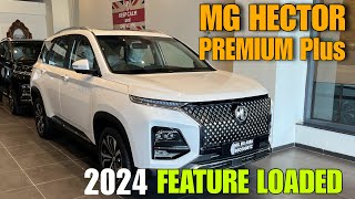 2024 MG Hector Plus Facelift 6 Seater Walkaround Review  आख़िर क्या बदला है इसमे [upl. by Enelyaj]