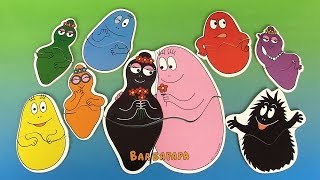 Barbapapa Puzzles des Tout Petits en bois Jouets pour enfants premier âge [upl. by Nodyroc]