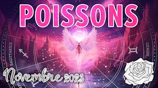 ♓POISSONS NOVEMBRE 2023  Une célébration un engagement concret  🎀 [upl. by Eisserc]