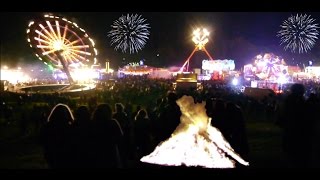 Bonfire Night Funfair amp Fireworks Heaton Park Manchester 2016 [upl. by Waldack]