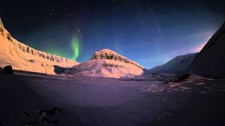 Northern lights Svalbard [upl. by Ayotal]