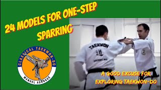 TaekwonDo 24 models for traditional onestep sparring [upl. by Alansen401]