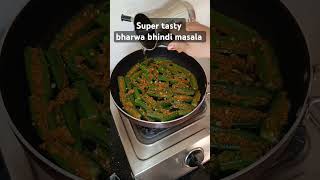 Super tasty bharwa bhindi masala recipe ll description me ingredients likhe hai  bhindimasala [upl. by Ahsi254]