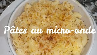 pâtes au microondes facile à faire  Pasta in microwave [upl. by Isacco]