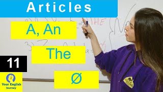 Articles in English  A An  The and Ø أدوات التعريف [upl. by Crowns88]