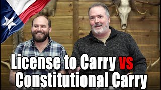 Texas License to Carry VS Constitutional Carry Whats the Difference [upl. by Leahcimrej]