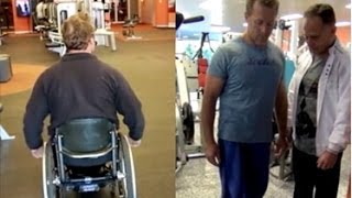 NeuroPhysics Training and Rehabilitation  Paralyzed Man Walks After 25 Years [upl. by Pachston]