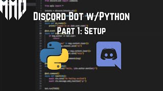 Discord Bot wPython  Part 1 Setup  2023 [upl. by Wills966]