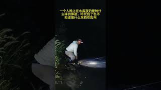 What is it like to fish alone at night in a reservoir Only fishermen know the fun of fishing O [upl. by Adnav722]