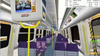 openBVE North Island Line openBVE北港島線 [upl. by Wina]