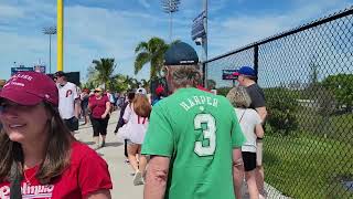 Baycare Park Concourse tour  Phillies vs Yankees  31124  Clearwater FL [upl. by Obe61]