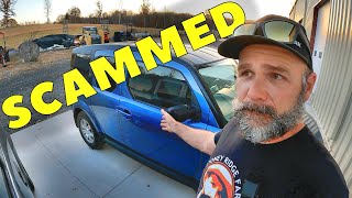 Burned on a Facebook Marketplace Car Purchase So stupid [upl. by Ynaffad115]