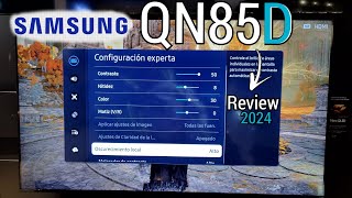 Samsung QN85D Review Tizen OS Modelo 2024 miniled [upl. by Niac]