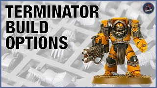 HORUS HERESY CATAPHRACTII TERMINATORS BUILD OPTIONS  Weapons amp Parts Included With Age Of Darkness [upl. by Hardi]