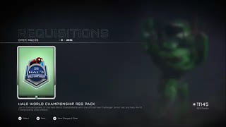 Halo 5 Guardians Halo World Championship 2016 REQ Pack Opening [upl. by Hakaber471]