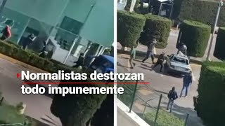 ¿ESTUDIANTES O DELINCUENTES  Normalistas han cometido delitos que no reciben castigo [upl. by Ardnwahsal]