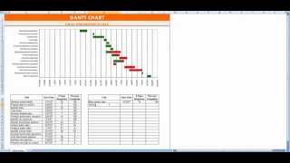 Gantt Chart Template Excel 2010 [upl. by Rosdniw427]