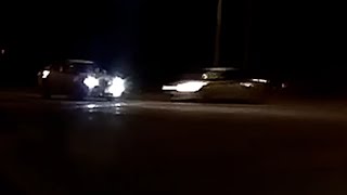 Ont police release video of collision caused after driver hit with thrown rocks [upl. by Ataner]