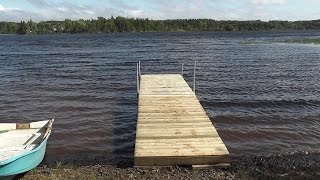 How to build a floating dock using barrels detailed step by step instructions [upl. by Vittoria143]