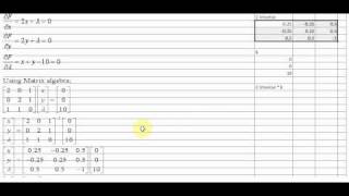 Lagrangian Multiplier Method Excel [upl. by Alberto]